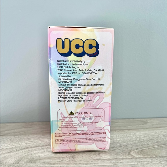 Baby Three Petit Macaron Cute Bunny Plush Pendant - Lollipop (Light Pink) - Picture 6 of 6